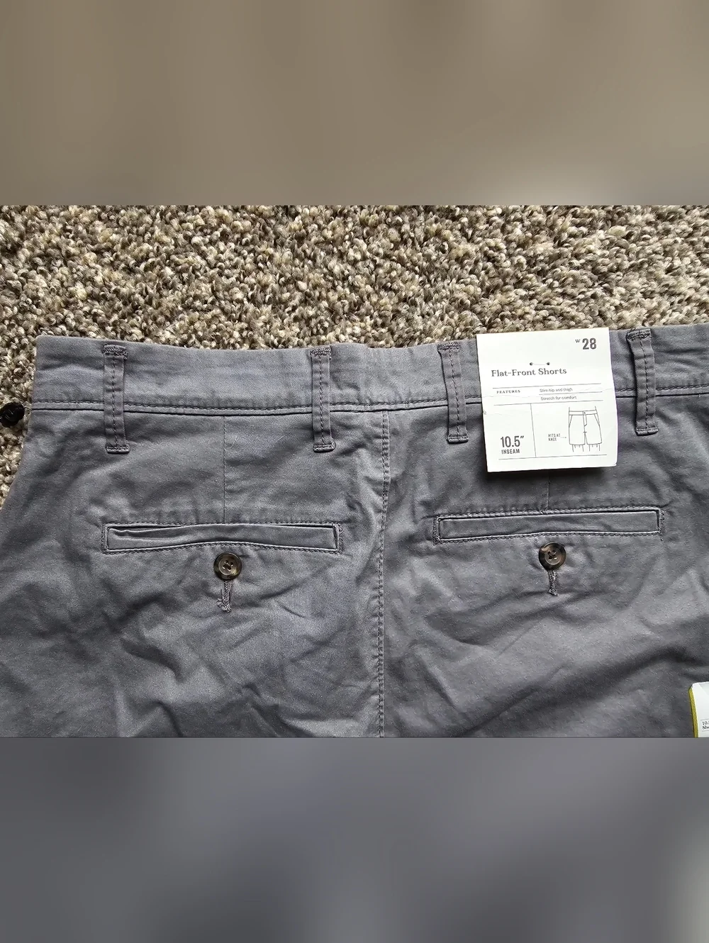 Goodfellow & Co men's Linden shorts Gray Flat-Front Casual Men’s Shorts